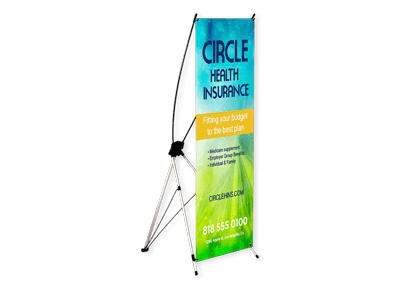 X Banners Stand Printing in Huntsville, AL